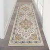 Alfombra larga bohemia más vendida de Temu transfronteriza para pasillos del hogar, resistente a la suciedad y fácil de mantener, alfombra de noche resistente a la suciedad