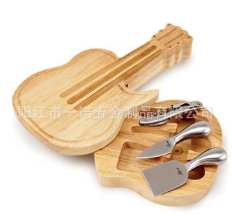 F-008L套装芝士刀奶油刀奶酪刀橡木芝士盒,吉他芝士盒尺寸