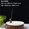 Queimador de incenso em linha Sanxingdui metal poroso incenso incenso suporte para incenso de sândalo incenso suporte para incenso de linha vertical acessórios para incenso presentes criativos