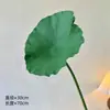 Flor y hoja de loto biónica artificial 3D, nueva decoración de flor de loto artificial estilo chino para sala de estar y mesa de comedor, venta al por mayor