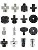 Tornillo para gimbal de cámara, trípode, tuerca para transmisión en vivo, accesorios para teléfono de fotografía, M681012, conversión de 1/4 a 3/8