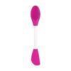 Máscara facial de silicone escova cabeça macia filme de lama especial de dupla cabeça de limpeza de dupla finalidade máscara de massagem facial beleza ferramentas de maquiagem atacado