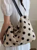 Bolsa de lunares Shuai Mi Home para mujer, gran capacidad, nuevo estilo de verano 2026, bolso de hombro cruzado casual simple, bolso de trabajo
