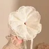 Diadema de Doble Capa con Estampado de Leopardo Retro para Mujer 2025 Nueva Diadema Grande para Cola de Caballo Baja Accesorios Elegantes para el Cabello