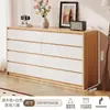 Cômoda estilo chinês, armário de cinco gavetas para quarto, armário de armazenamento com gavetas de parede, armário de armazenamento ao lado da cama para sala de estar, armário de armazenamento retrô para casa