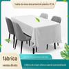 Toalha de mesa de festa retangular descartável mesa de sobremesa de aniversário de cor sólida peva toalha de mesa de plástico toalha de mesa descartável impermeável