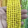 Amazon 7*8mm Pó de Concha Prensado Flor Tulipa Colorida Contas Soltas DIY Pulseira Artesanal Acessórios de Colar
