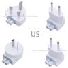 Adaptador de carregamento, regulamentos dos EUA, regulamentos europeus, regulamentos britânicos, regulamentos australianos, plugue de carregador para conversão de carregador de notebook Apple