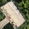 Meias Esportivas Brancas de Cano Médio Qianzufang para Mulheres Renda Algodão Macio Série 25 Outono e Inverno Meias de Algodão Meias Femininas Versáteis e Fofas