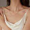 Collar de Clavícula Simple Transfronterizo Elevado Lujo Accesible Estilo Coreano Elegante Collar de Cuentas de Bola Moda Nicho Collar Elegante para Mujer