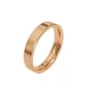 Anillo Liso de Acero de Titanio para Hombres y Mujeres, Individual, Gama Alta, Estilo Fresco, Sencillo Elegante, Anillo Liso, Anillo para Dedo Índice, Anillo de Pareja