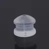 Brincos de atacado de fábrica plug de couro TPE transparente pino de orelha antialérgico anti-queda moda brinco plug de hambúrguer plug traseiro de brinco