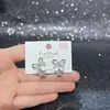 Pendientes de Corazón Diseñados para Otoño e Invierno para Mujer Aguja de Plata S925 Moda Exquisita de Nicho Versátiles Pendientes Galvanizados Ecológicos