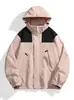 Chamarra cortavientos transfronteriza para hombres y mujeres, estilo casual delgado 2026 top con capucha para parejas al aire libre chaqueta impermeable