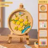 Festival de Mitad de Otoño Posavasos Gratis de Pintura Esmaltada Cloisonné Materiales Hechos a Mano DIY Jingtailan Calentamiento Actividad de Integración de Equipo Regalo