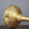Jarrón de Flores con Patrón de Dragón de Cobre Puro, Quemador de Incienso, Quemador de Incienso de Gama Alta, Incienso en Espiral de Sándalo, Arte del Incienso, Adorno Inspirado en el Zen, Lujo Ligero