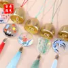 Novo Sino dos Ventos Pingente de Charme da Paz Pingente de Sino Estilo Cartoon de Metal Elemento Estilo Chinês Pingente de Presente Atacado Direto