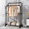 Fábrica de tendedero de piso para interiores para el hogar perchero de interior para ropa perchero de dormitorio simple estante de almacenamiento para balcón para secar ropa