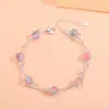 Pulsera de Hoja de Ginkgo Estilo Nuevo de Tres Plateros Esencial Otoño e Invierno Joyería de Nicho Estilo Coreano Temperamento