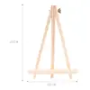 Venda Direta de Fábrica Mini Cavalete de Mesa de Madeira Dobrável Suporte Tripé para Tablet 20*30 Display de Madeira Cavalete Pequeno