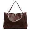Bolsa Tote para Mujer 2025 Nuevo Otoño e Invierno Estilo Coreano y Japonés Gran Capacidad Bolso de Hombro de Cuero Suave Bolso de Mano Casual Retro Bolso Cubo