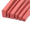 Tira de espuma de silicona, tira de sellado de silicona resistente a altas temperaturas, tira de sellado para puerta de horno mecánica, tira rectangular de caucho de silicona