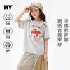 Camiseta Infantil de Desenho Animado Fina Roupas Infantis de Verão Nova Meninas Estilo Coreano Tops Casuais Roupas de Verão Infantis Médias e Grandes Manga Curta Tendência