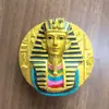Comercio Exterior Mitología Egipcia Faraón Reina Gato Negro Egipcio Souvenirs Imán Estéreo 3D Imán de Nevera de Resina Colección