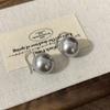 Pendientes de Perlas Swarovski Ligeros de Lujo y Sencillos, Pendientes de Moda y Elegantes con un Toque de Alta Gama, Pinzas para Orejas Tipo Bobina de Mosquito para Mujeres Sin Perforaciones