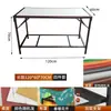 Mesa de Fogo Dobrável Retangular Doméstica Multi-Funcional Grelha de Fogo Mesa de Aquecimento de Inverno Uma Mesa Multi-Uso Mesa de Centro Mesa de Aquecimento Elétrico
