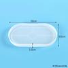Molde de gota DIY grande, médio e pequeno para prato de mesa oval, molde de silicone, armazenamento, espelho, resina, Amazon transfronteiriço