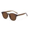 Nuevas gafas de sol polarizadas de alta gama para mujer CAP pin 8641 moda marco pequeño grano de arroz protección solar gafas de sol hombre