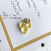 Acessórios para joias DIY atacado liga Pérola Cristal flor grande pingente oco brincos colar material acessórios