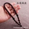 Lanyard de Pieza de Mano DIY Tirachinas Cuentas de Madera Bodhi Artesanía de Jade Pieza de Juego Cuerda Joyería Correa de Cuerda Hecha a Mano