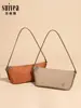 Bolso de Mano Ligero y Elegante de Tela de Nylon, Bolso de Hombro Texturizado para el Trabajo, Bolso Cruzado Pequeño Cuadrado Versátil y Elegante