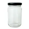 Garrafa de Vidro Branca Alta 200 ml Personalizada Garrafa de Vidro para Picles 220 ml Garrafa de Vidro para Geleia Garrafa de Vidro para Mel