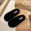 Pantuflas de algodón para mujer Baotou 2026 de suela plana, cálidas, de felpa, sin cordones, estilo coreano para usar en exteriores, nuevo estilo otoño e invierno