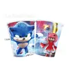 Nuevo Sonic 2 Sonic Boy Vajilla para Fiesta de Cumpleaños Bandera Mantel Plato Vaso de Papel Set Decoración