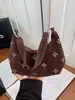 Bolsa de Ombro Grande de Veludo Retro Nova de Alta Qualidade, Bolsa de Axila, Bolsa Tote Casual Versátil para o Dia a Dia