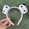 Faixa de Cabeça de Panda Feminina Foto de Viagem de Chengdu Check-in Grampo de Cabelo Faixa de Cabeça Zoológico Crianças Desenho Animado Engraçado Acessórios de Cabelo