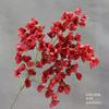 Grande flor artificial vermelha material de flor de casamento hotel estrada chumbo decoração flor inserção flor de seda plástico flor falsa tema vermelho