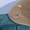 Nuevo Anillo de Apertura Flor Mariposa Esmalte Morado Todo Fósforo Apilable Nicho Lujo Ligero Gama Alta Anillo de Dedo para Mujeres