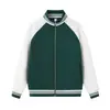 Jaqueta de baseball estilo retro americano para Outono/Inverno, 380g, fio 40, com zíper e gola alta, com estampa de logo, adequada para uniformes de equipe e uso em grupo, com bordado