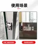 Cerradura de resorte para puerta corrediza de baño, pestillo de resorte, pestillo de aleación de aluminio para puerta y ventana corrediza, pestillo de ventana de avión