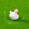 Nuevo producto transfronterizo: Molinillo de piedra de gallo de ojos grandes, accesorios de decoración DIY para paisajismo de granjas, adorno mini para micro paisajismo