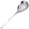 Colador de acero inoxidable 304 colador de pimienta engrosado cuchara para fideos de cocina casera filtro Cuchara colador grande para olla caliente