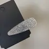 Pinza de Pato con Pedrería, Pinza Dulce y Fresca para Flequillo, Pinza Lateral para Cabello Suelto, Pasador de Estilo Minimalista, Pinza para el Cabello de Moda Europea y Americana