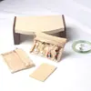 Mini Bolsa de Almacenamiento para Joyería Accesorios Convenientes para Viaje Bolsas de Almacenamiento Dedicadas para Pendientes de Botón Caja de Joyería de Tablero