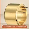 Anillo para Hombre Moderno Que No Se Desvanece Nicho Ins Hip-Hop Personalidad Acero de Titanio Panel Cepillado Mate Dedo Joyería de Acero Inoxidable