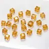 Contas Quadradas de Cristal Multifacetadas de Alta Transparência 4/6/8mm Contas Soltas Contas de Vidro Iridescente Contas de Cubo de Açúcar de Vidro Materiais para DIY